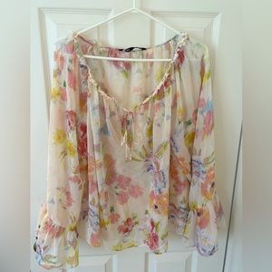 Zara flowy top